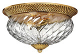 Plantation 3 Light 15 Inch Wide Flush Mount by Hinkley - 4881