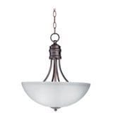 Logan 3 Light Medium Invert Bowl Pendant by Maxim - 10044