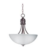 Logan 3 Light Medium Invert Bowl Pendant by Maxim - 10044