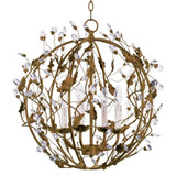Elegante 4 Light Large Pendant by Maxim - 2854