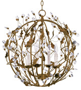 Elegante 4 Light Large Pendant by Maxim - 2854