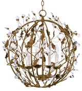 Elegante 4 Light Large Pendant by Maxim - 2854