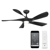 Swirl 5 5 Blade Ceiling Fan with Light Kit 12.6 Inch X 54 Inch Wide by WAC - F-105L