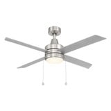 Quade 4 Blade Ceiling Fan with Light Kit 15.7 Inch X 52 Inch Wide by WAC - F-106L