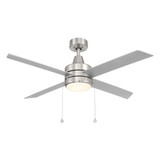 Quade 4 Blade Ceiling Fan with Light Kit 15.7 Inch X 52 Inch Wide by WAC - F-106L