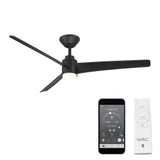 Novelle 3 Blade Ceiling Fan with Light Kit 13 Inch X 52 Inch Wide by WAC - F-109L