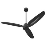 Exodus 3 Blade Pation Ceiling Fan 15.5 Inch Tall and 58 Inch Wide by Quorum - 34583