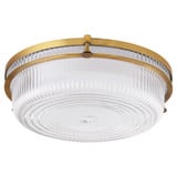 Emory 16W 1 CCT LED Flush Mount 4 Inch Tall and 14 Inch Wide by Quorum - 368-14