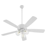 Ovation 5 Blade Ceiling Fan with 3 Light Kit 52 Inch Wide by Quorum - 4525-03