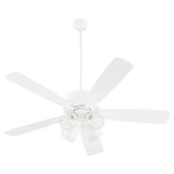 Ovation 5 Blade Ceiling Fan with 4 Light Kit 52 Inch Wide by Quorum - 4525-04
