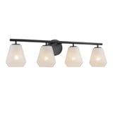 Brooke 4 Light Bath Vanity 8 Inch Tall and 31.25 Inch Wide by Artcraft - AC12184