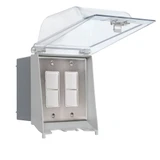 Dual Duplex Switch Weatherproof Gang Box by Eurofase Heating - EFDOWP