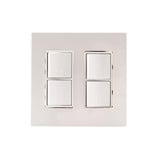 Dual Duplex Switch Wall Plate with Gang Box 20 Amp by Eurofase Heating - efdwp
