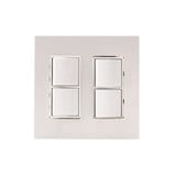 Dual Duplex Switch Wall Plate with Gang Box 20 Amp by Eurofase Heating - efdwp