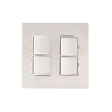 Dual Duplex Switch Wall Plate with Gang Box 20 Amp by Eurofase Heating - efdwp