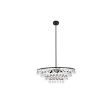 Ella 6 Light Large Pendant 28 Inch Wide by Elegant - 1101D28