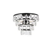 Ella 3 Light 14 Inch Wide Flush Mount by Elegant - 1101F14