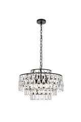 Mila 5 Light Large Pendant 20 Inch Wide by Elegant - 1102D20