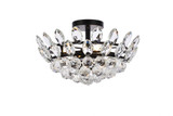 Emilia 3 Light 16 Inch Wide Flush Mount by Elegant - 1105F16