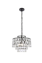 Mila 3 Light Medium Pendant 16 Inch Wide by Elegant - 1102D16