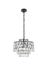 Mila 3 Light Medium Pendant 16 Inch Wide by Elegant - 1102D16