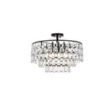 Mila 5 Light 20 Inch Wide Flush Mount by Elegant - 1103F20