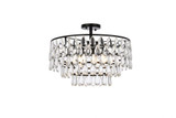 Mila 5 Light 20 Inch Wide Flush Mount by Elegant - 1103F20