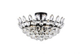 Emilia 5 Light 18 Inch Wide Flush Mount by Elegant - 1105F18