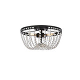 Kylie 3 Light 12 Inch Wide Flush Mount by Elegant - 1112F12