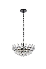 Emilia 3 Light Medium Pendant 16 Inch Wide by Elegant - 1104D16