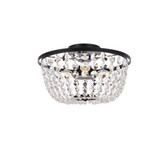 Cora 3 Light 13 Inch Wide Flush Mount by Elegant - 1109F13