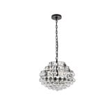 Savannah 3 Light Medium Pendant 16 Inch Wide by Elegant - 1106D16