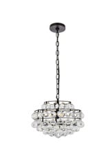 Savannah 3 Light Medium Pendant 14 Inch Wide by Elegant - 1106D14