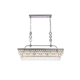 Nordic 6 Light Small Pendant 40 Inch Length by Elegant - 1219G40