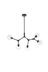 Cavoli 5 Light Large Linear Chandelier by Elegant - 1712D42