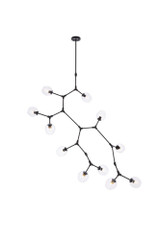 Cavoli 11 Light Medium Linear Chandelier by Elegant - 1712G73