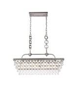 Nordic 6 Light Small Pendant 32 Inch Length by Elegant - 1219G32