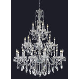 St. Francis 24 Light Oversized Chandelier by Elegant 2016G36