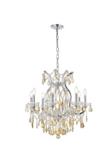 Maria Theresa 9 Light Medium Chandelier by Elegant 2800D26 - 2800D26