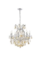 Maria Theresa 9 Light Medium Chandelier by Elegant 2800D26 - 2800D26
