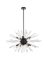 Sienna 10 Light Oversized Pendant 32 Inch Wide by Elegant - 2502D32