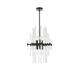 Sienna 6 Light Large Pendant 17 Inch Wide by Elegant - 2502D17