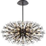 Vera 38 Light Large Pendant 23 Inch Tall by Elegant - 2500D42