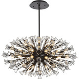 Vera 38 Light Large Pendant 23 Inch Tall by Elegant - 2500D42