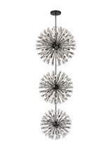 Vera 74 Light Oversized 3 Tier Round Chandelier by Elegant - 2500G44L3