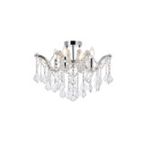 Maria Theresa 4 Light 18 Inch Wide Flush Mount by Elegant - 2800F18