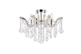 Maria Theresa 4 Light 18 Inch Wide Flush Mount by Elegant - 2800F18