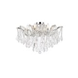 Maria Theresa 6 Light 24 Inch Wide Flush Mount by Elegant - 2800F24