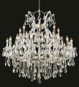 Maria Theresa 24 Light Oversized Chandelier by Elegant 2801D36 - 2801D36