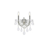 Maria Theresa 2 Light Wall Sconce by Elegant - 2800W2C